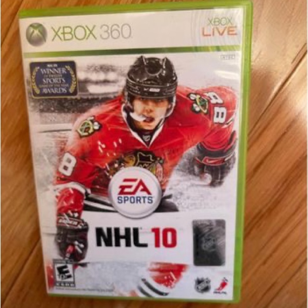 XBox Live 360 NHL 10 EA Sports Game